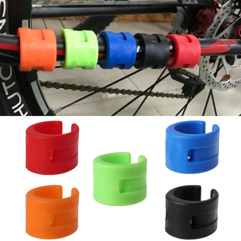 

Bicycle Front Rear Fork Cover Protection Rubber Anti Scratch Chain Guard Parts