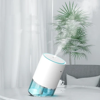 

350ML Air Humidifier USB Diffuser Car Purifier Night Light Aroma Anion Mist Maker Desktop Humidificador For Home Office