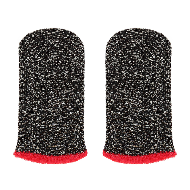 Game Controller Finger Cover Proof Non-Scratch Sensitive Touch Screen Gaming Finger Thumb Sleeve Gloves for PUBG game