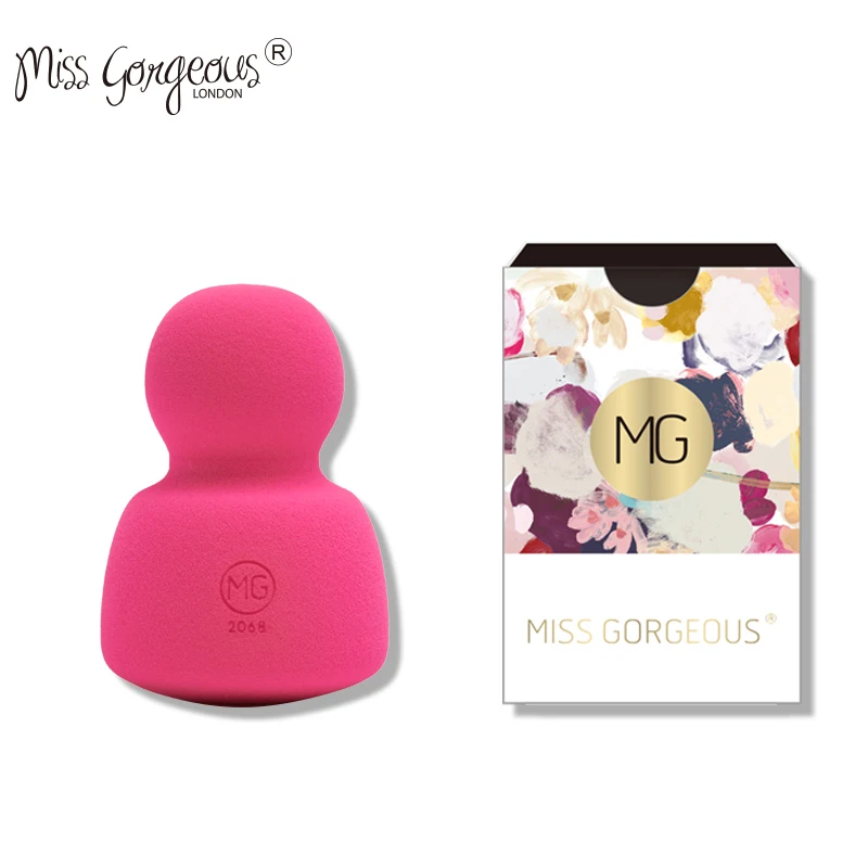 Бренд Miss Gorgeous 1 шт. розовая пудра пуховка гладкая губка для макияжа формы марки