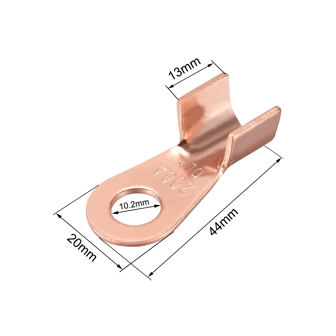 Uxcell 5 шт. Open-End медь обжимные наконечники OT-100A OT-600A AWG 8-4 батарея кабельный разъем для машины и железной дороги