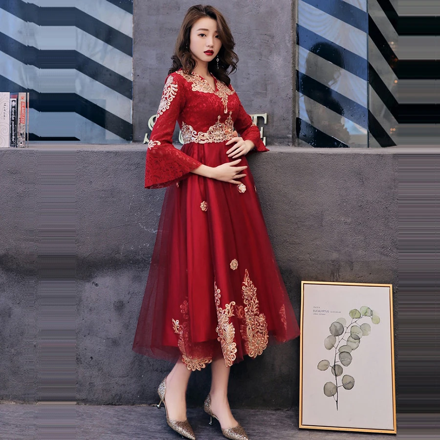 Vestidos De Gala кружевное винтажное платье на выпускной для беременных Y030 размера плюс женские вечерние элегантные платья для выпускного вечера
