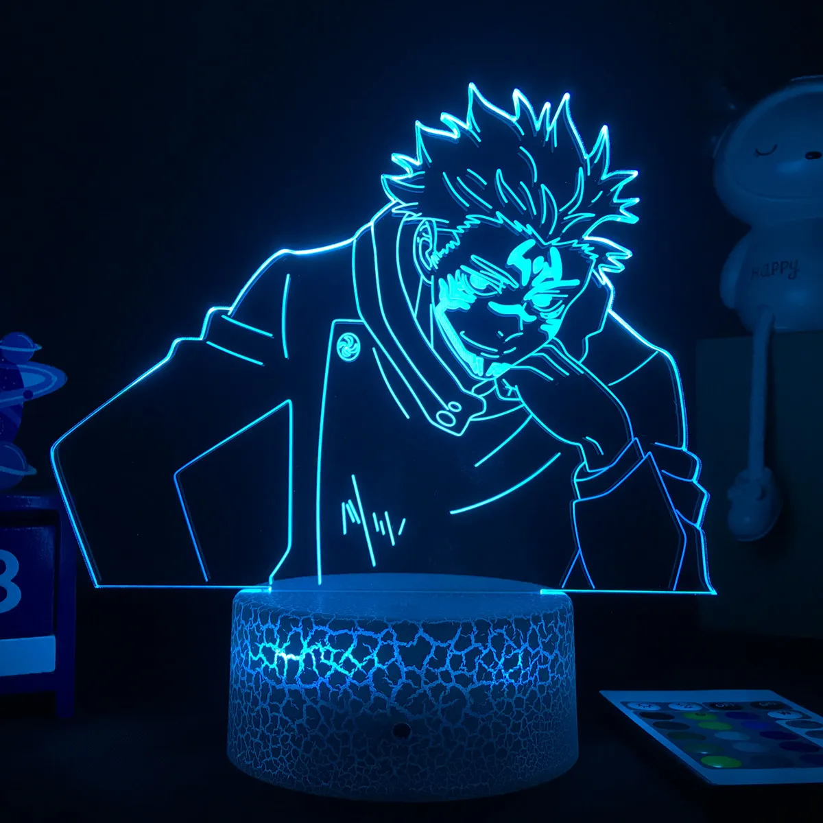 potato night light Japanese Anime Jujutsu Kaisen 3D LED Lamp Satoru Gojo Figure Led Night Light for Bedroom Decor Birthday Gift Dropshippng motion sensor night light