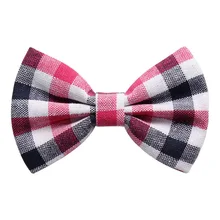 Европа и Америка Детские DIY аксессуары для волос плед заколка-бабочка Детская повязка аксессуары для волос Настраиваемые