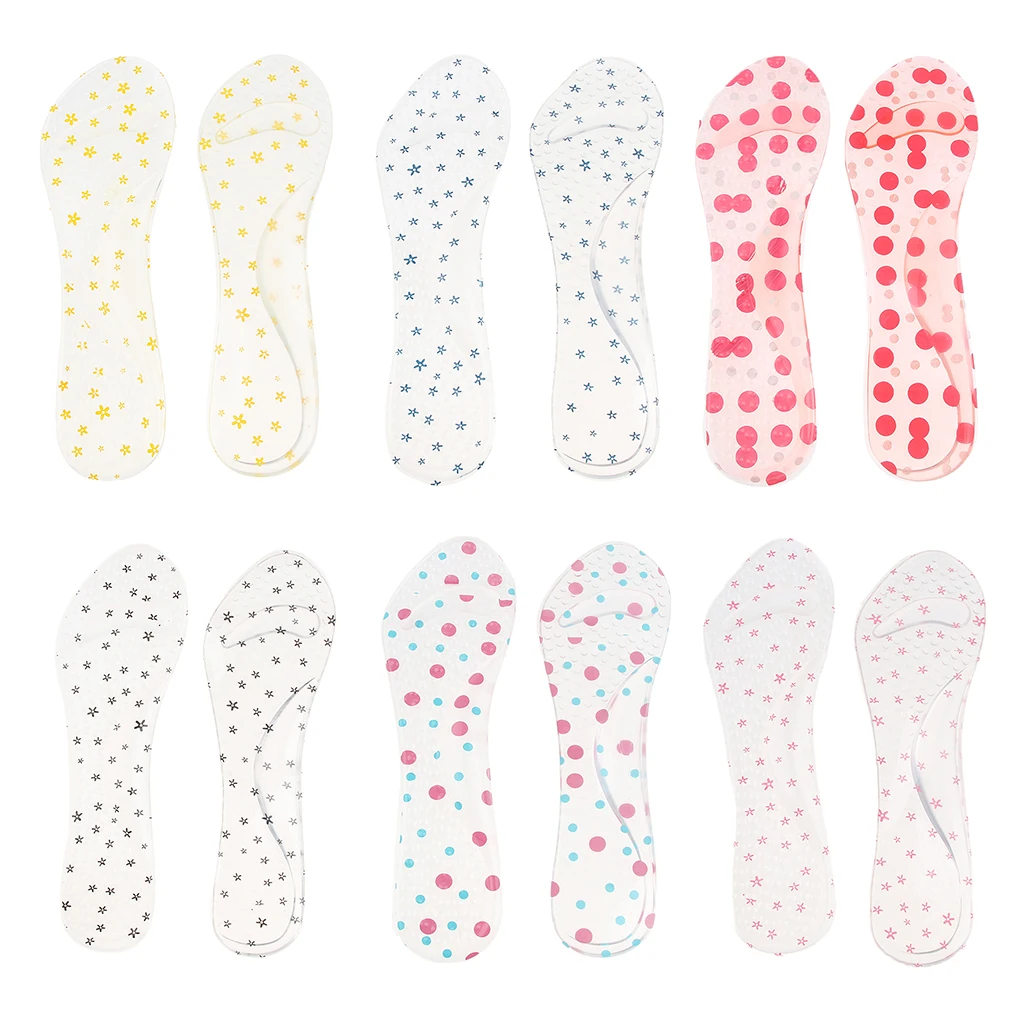

2 Pairs Gel Pads High Heels Cushion Support 3/4 Insoles Foot Arch Support High Quality Self Adhesive
