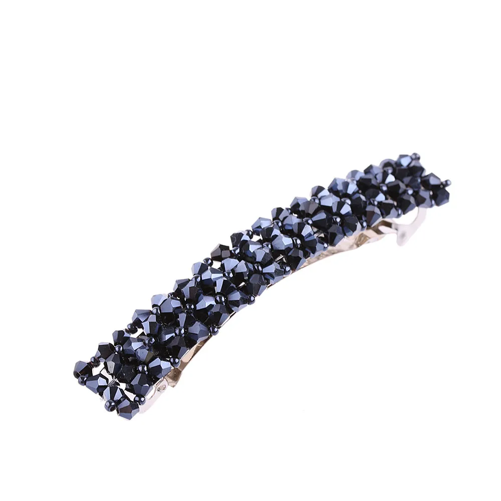 02 Bling хрустальные шпильки для волос головные уборы для женщин девочек Стразы заколки невидимки для волос заколка Инструменты для укладки аксессуары 7 цветов - Цвет: 02