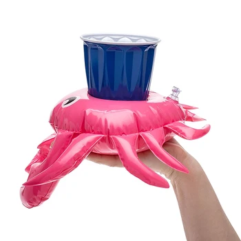 

New 1 Pcs Inflatable Cup Holder Unicorn Flamingo Drink holder Swimming Pool Float Bathing pool Toy Party Decoration Bar Coasters