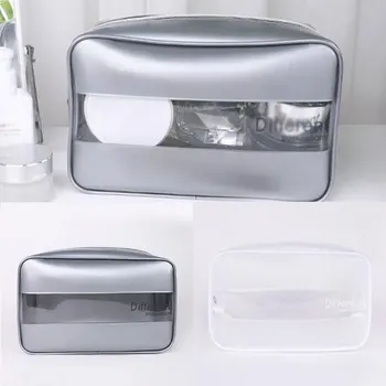 

Fashion Transparent Cosmetic Bag Travel Organizer Clear Makeup Bag Beautician Beauty Case Toiletry Make Up Pouch Wash Bags