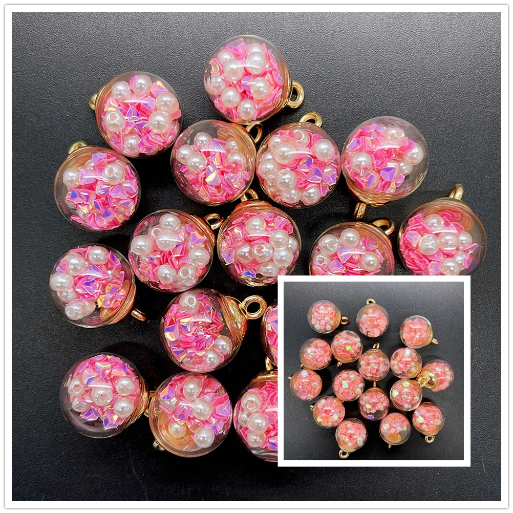 Glass Pendant Ornaments Glass Jewelry Making Mini Glass Bottles