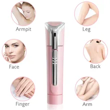 Электробезопасная бритва шеи удаление волос на теле инструмент Мини Портативный прямой Бритва для женская помада эпилятор для лица волос Unhairi