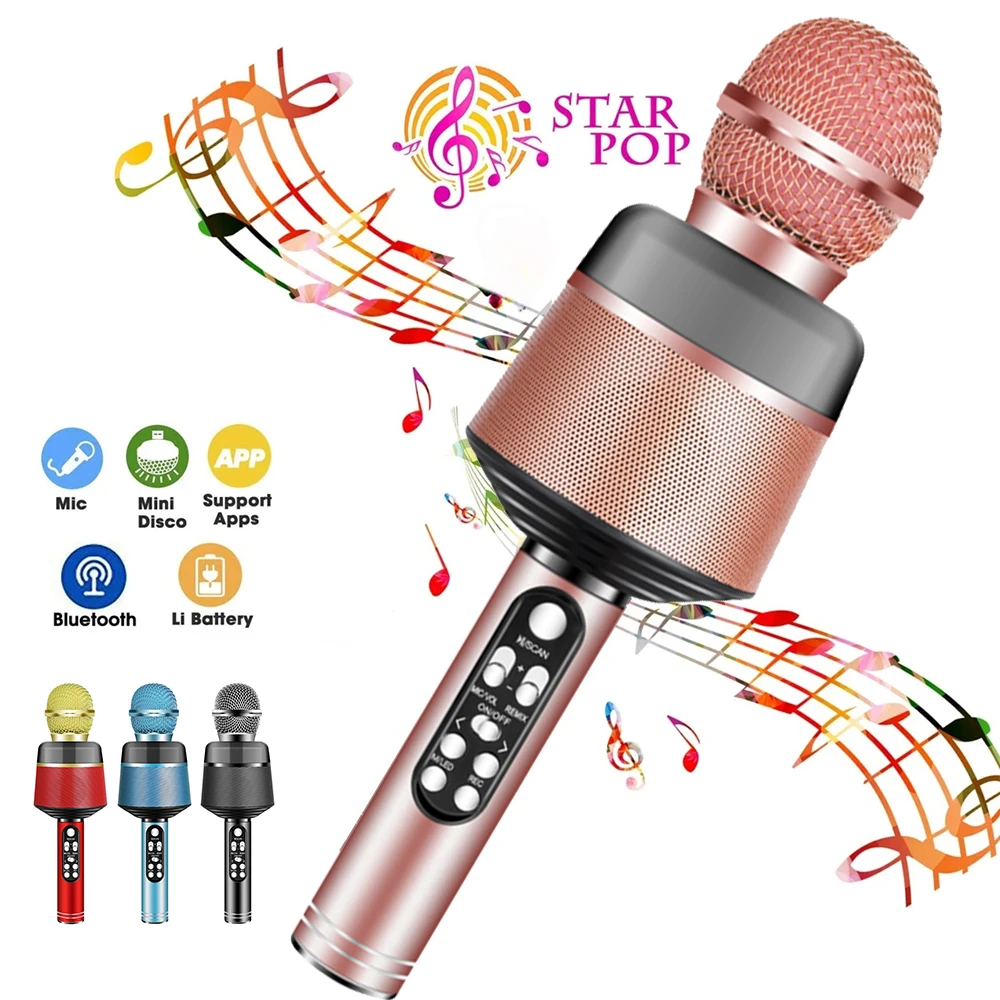 i dance karaoke speaker and microphone