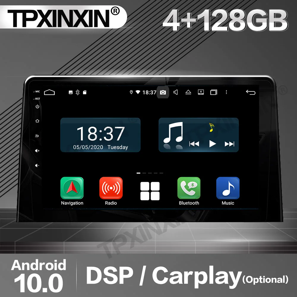128G Carplay Car Radio 2 Din Stereo Receiver Android For Peugeot Partner 2020 IPS GPS Navigation Player Audio Recorder Head Unit