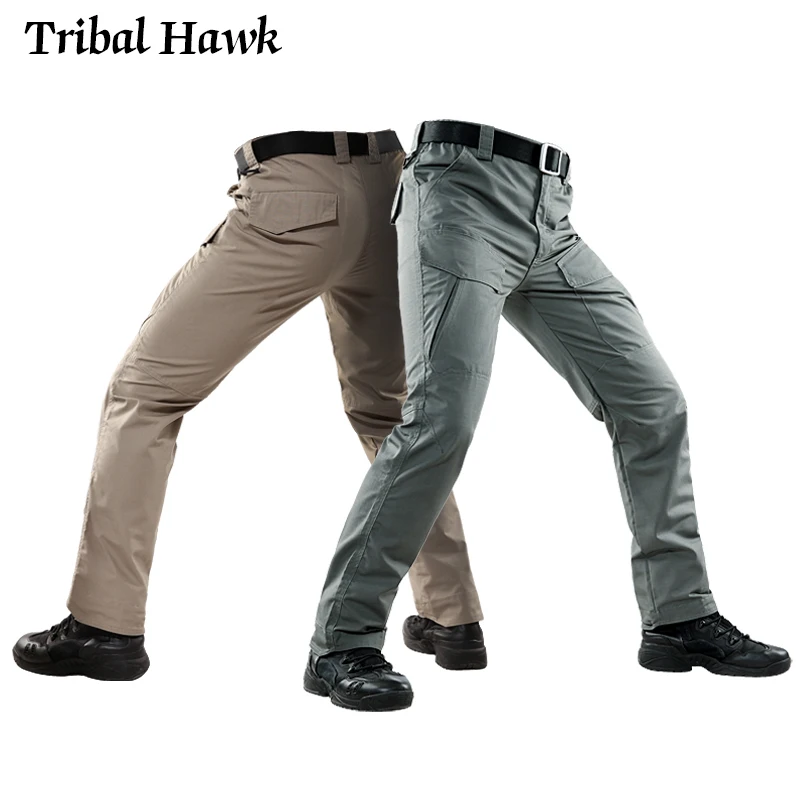 Брюки карго мужские тактические военные камуфляжные штаны много карманов