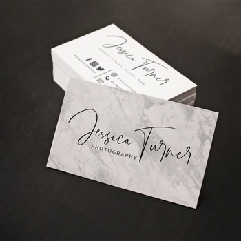 

Personalize Marble Business Card Template - Editable Business Card - DIY Business Card - Modern Business Stationery