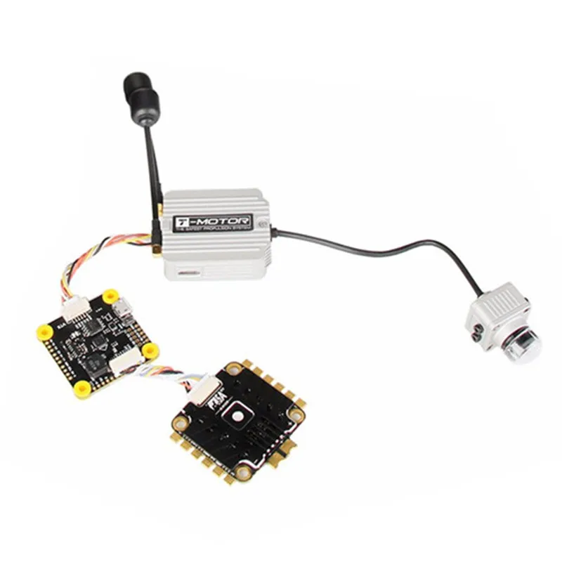 T-motor F7 Flight control & F55A PRO II 6S 4в1 ESC BLHELI_32 Tower FPV Stack для DJI HD VTX system специально настроенная