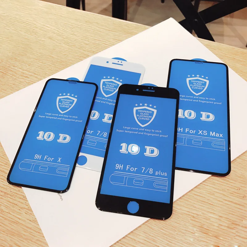 5 шт. 10D Закаленное стекло пленка для Apple iPhone 11 Pro/11 Pro/11 Max полный закругленный протектор экрана для iPhone XS XR XS Max