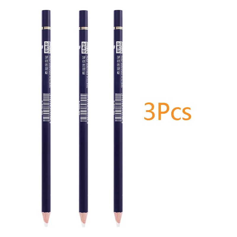 6PCS Artist Eraser Pencils Sketch Pencil Eraser Drawing Pen-Style Erasers  Ideal for Artist Beginners Home School Office