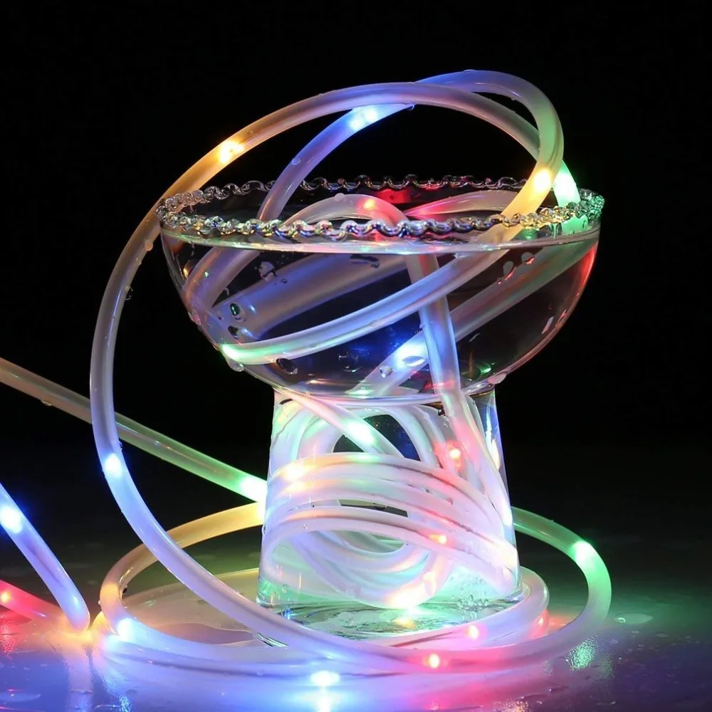 Led Rope Light With Remote Multi Colored Dimmable Waterproof Indoor Outdoor Vine Light For Decoration