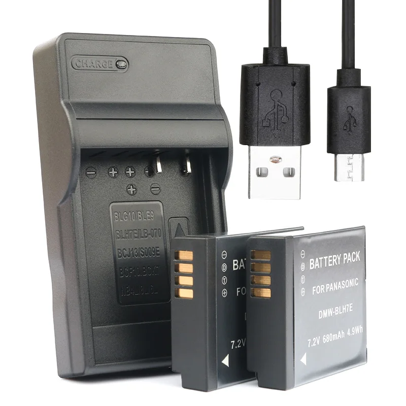 LANFULANG DMW-BLH7E Камера Батарея для цифрового фотоаппарата Panasonic DMC-LX15 DC-GF9 DC-GF10 DC-GF90 DC-GX800 DC-GX850 DMW-BLH7PP