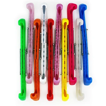 

Skate Shoes Cover Blade Guard Protective Protector With Adjustable Spring For Ice Hockey Skating Shoes 1 Pair