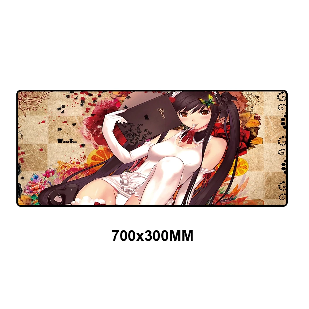 XGDM-039 Сексуальный игровой коврик для мыши 70*30 см XL большой водонепроницаемый коврик для мыши Коврик для геймера стол карта Аниме игровая клавиатура резиновый коврик для стола - Цвет: XGDM-039