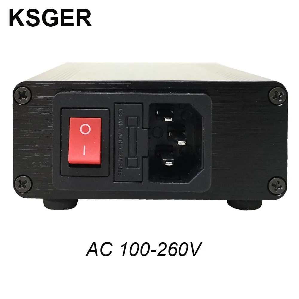 KSGER T12 паяльная станция STM32 цифровой контроллер алюминиевый сплав чехол 907 ручка