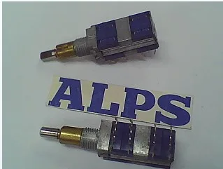 

2PCS/LOT ALPS Alpine double axis rotating band switch 5
