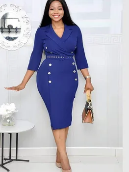 

Elegant Woman Dress The New Runway 2020 La MaxPa Spring Slim Pencil Instagram Fashion European American Party 2020 Spring