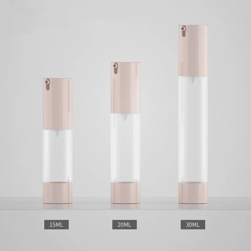

12 x 15ml 30ml Portable Refillable Airless Pump bottles Mini Portable Vacuum Cosmetic Cosmetic Treatment Pump Travel bottle