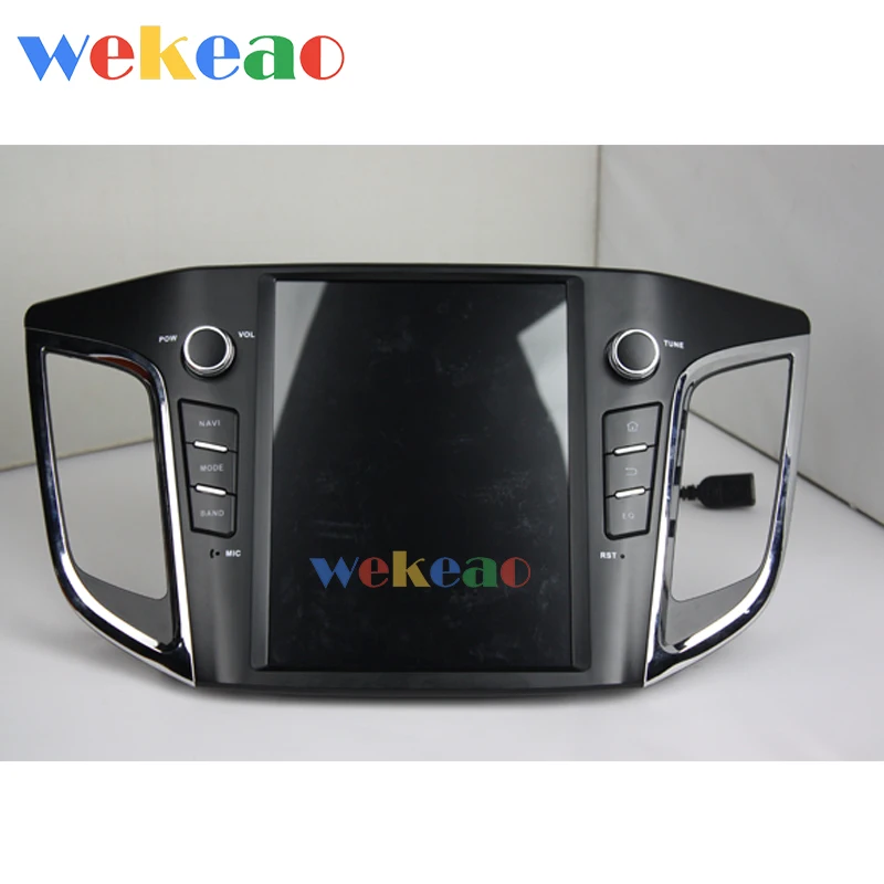 Wekeao вертикальный экран Tesla style 10,4 ''1Din Автомобильный dvd-плеер на основе Android навигационная Автомобильная магнитола для hyundai IX25 Creta