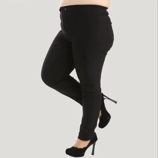 Капри женские брюки Большие размеры 4XL-10XL женские зимние брюки для полных в мм узкие брюки полной длины с высокой талией эластичные длинные брюки J149