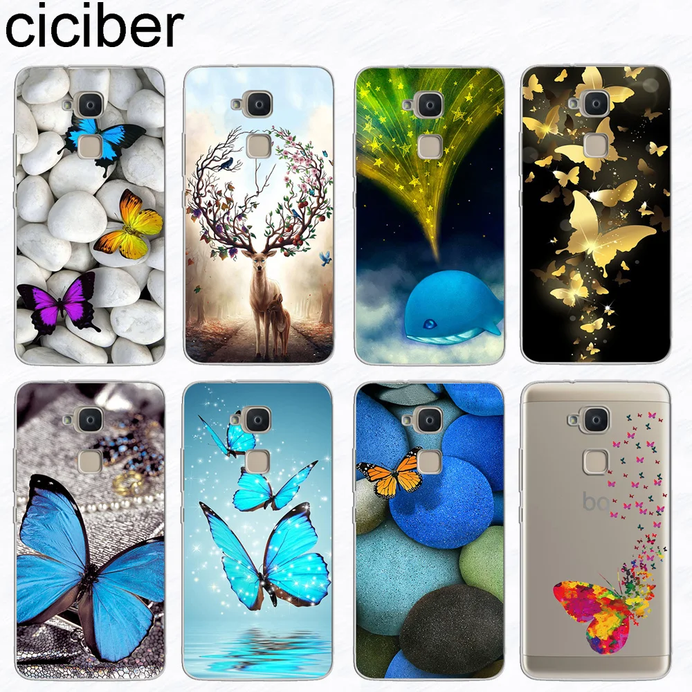 

ciciber Butterfly Deer Phone Case for BQ Aquaris V VS C U2 U X2 X X5 Plus Lite Pro Soft TPU Funda for BQ M5 E5s M5.5 M E4.5 M4.5