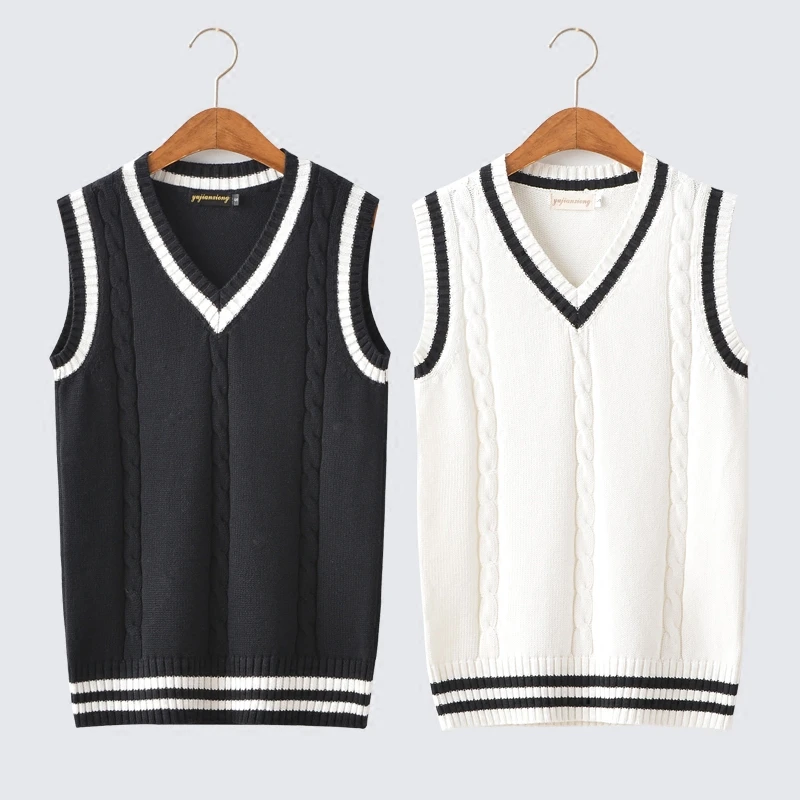 black v neck sweater vest womens