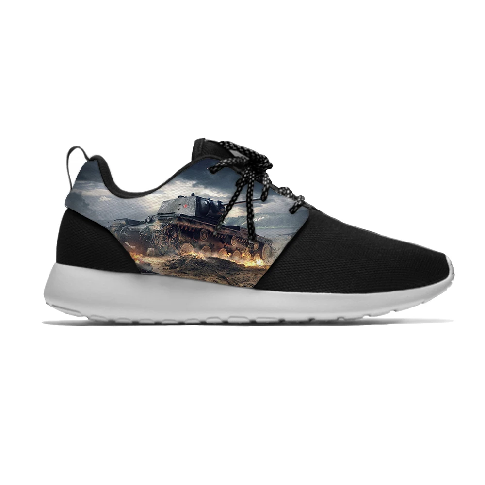 

World Tanks Game Hot Fashion Popular Cool Classic Kids Sport Running Shoes Casual Breathable Print Sneakers Boys Children Girl
