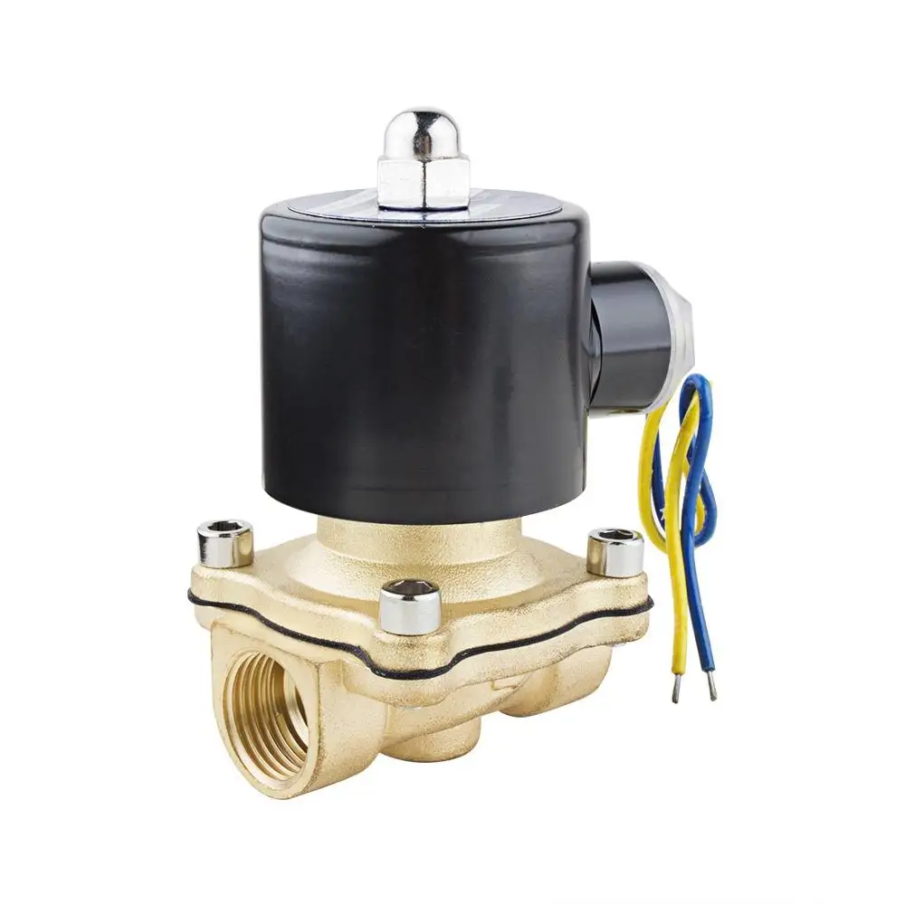 3/4" 24V Normally Closed Solenoid Valve Water 2 Way NBR Seal for Zero Pressure