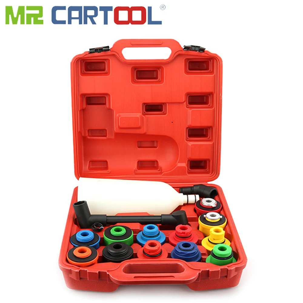 

Mr Cartool 15pc Car Topping Up Engine Oil Funnel Set Spillproof Filter Fits For Audi EA888 BMW BENZ VW Land Rover