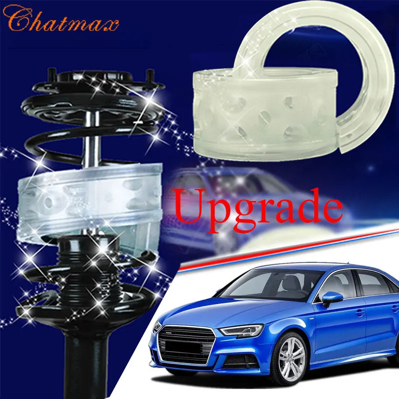 

For Audi A4L 2.0 A4 3.2 A3 1.8T A6 S5 A6L Super Power Front/Rear Shock Absorber Car Coil Spring Buffer 2pcs