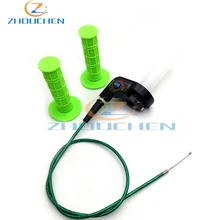 Ручка для мотоцикла с 1/4 быстрым поворотом дроссельной заслонки грязи питбайк Мотокросс 7/" Руль Ручки KTM CRF kayo китайский велосипед