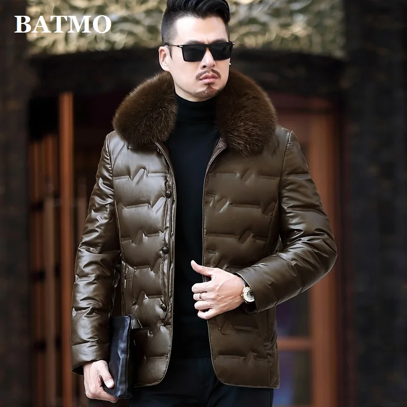 2020 Новое поступление зимние высококачественные мужские куртки Batmo на 90% белом