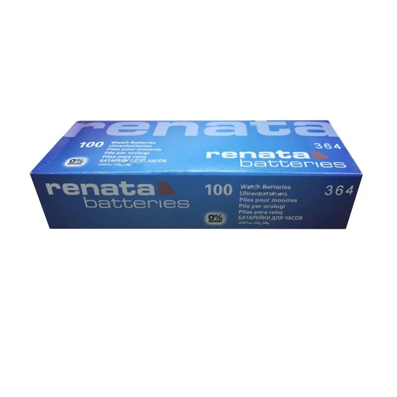 2 шт./лот, аккумулятор для часов renata 364 с оксидом серебра 364 SR621SW 621 1,55 в renata 621, оригинальная швейцарская батарея для часов