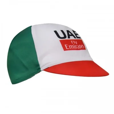 

2018 UAE PRO TEAM POLYESTER CYCLING CAPS BIKE HATS ONE SIZE
