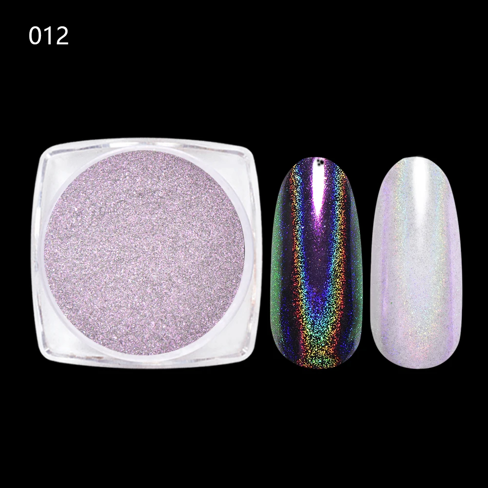 12A BEAUTYBIGBANG 0,2 г хамелеон ногтей мерцающий Русалка жемчуг набор глитеров Для Ногтей Сияющий лазерный корпус мерцающая пудра - Цвет: 12A