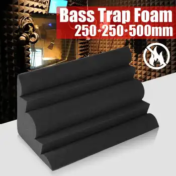 

25x25x5cm Highly Fireproof Soundproof Foam Wall Corner Sponge Acoustic Foam Studio Room Sound Absorption Tiles
