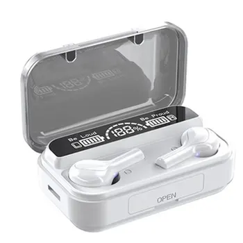 

Earbuds Wireless 5.0 Earphone 9D True Wireless Stereo Sports Waterproof Headset 2200mAh Charging Box
