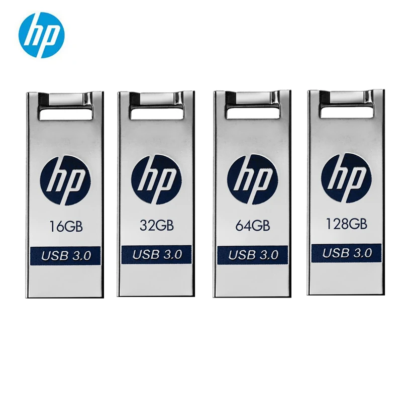 Оригинальный металлический флеш-накопитель HP 128 Гб 64 ГБ 32 16 USB 3 0 карта памяти X795W |