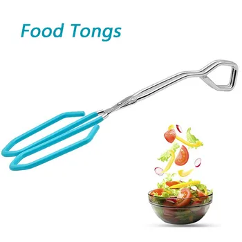 

Food Tongs Heavy Duty Stainless Steel Kitchen Tongs For Cooking Barbecue Non-Stick Grilling Restaurant Tool#W