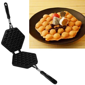 

Egg Waffle Pan Home Bakery Pancake Mold Waffle Mould Non-stick Maker Kitchen Baking Cooking Tool