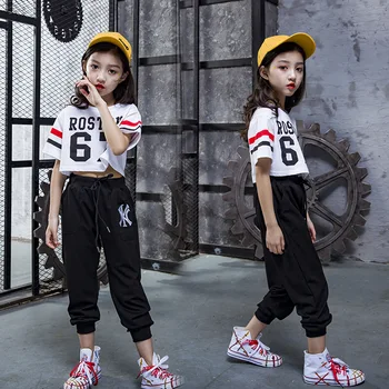

Children Performance Costume Kids Jazz Dance Hip-hop Boys Girls Fashion Clothes Dress hip-hop jazz dance clothes costumes Jazz