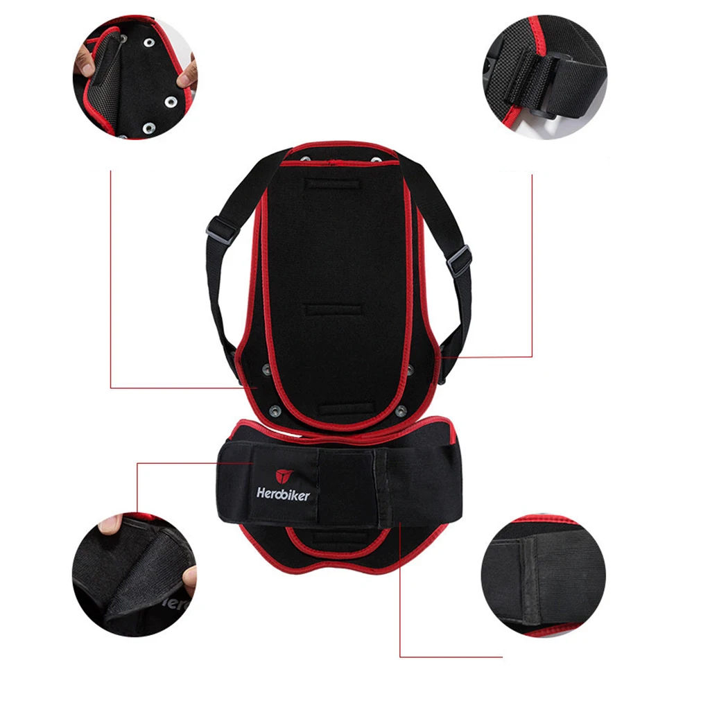 Motorbike Body Jacket Armor Chest Shoulder Protection Gear MC1004R Durable 