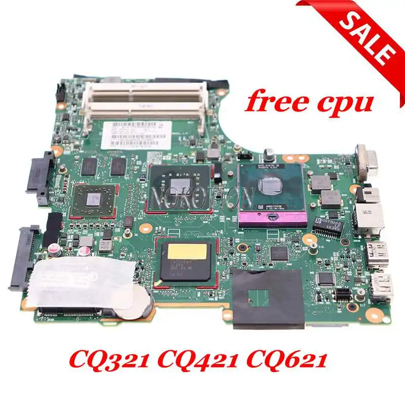 Материнская плата NOKOTION для ноутбука HP CQ321 CQ421 CQ621 605746-001 625491-001 6050A2327701-MB-A02 PM45 DDR3